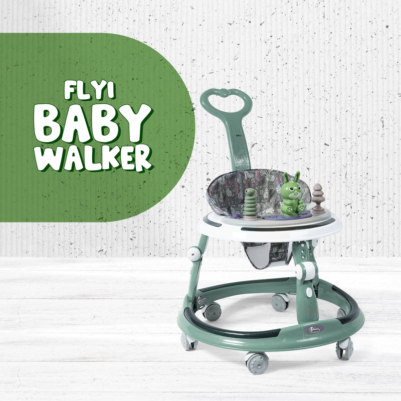 FLYI Baby Walker with Parental Handle