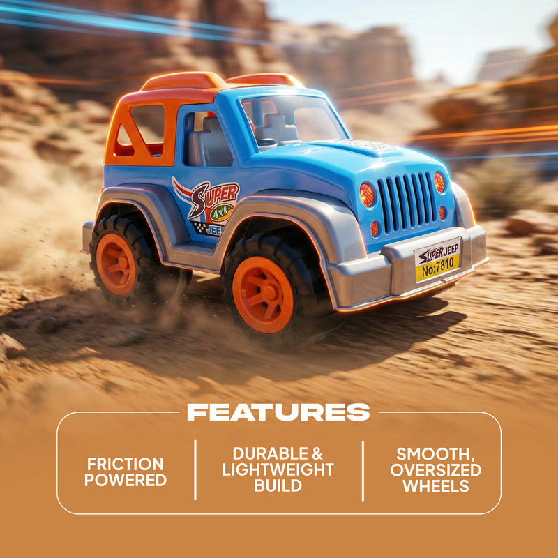 FLYI Super Jeep Friction Powered Toy Vehicle(3+ Years)