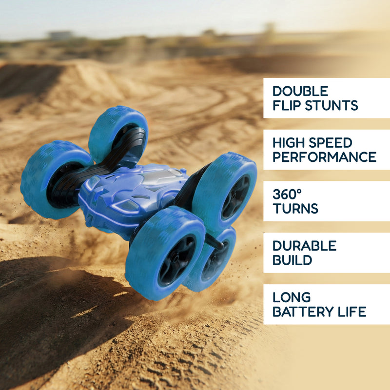 FLYI Remote Control 6 Wheel Stunt Car Toy for Kids(3+ Years)