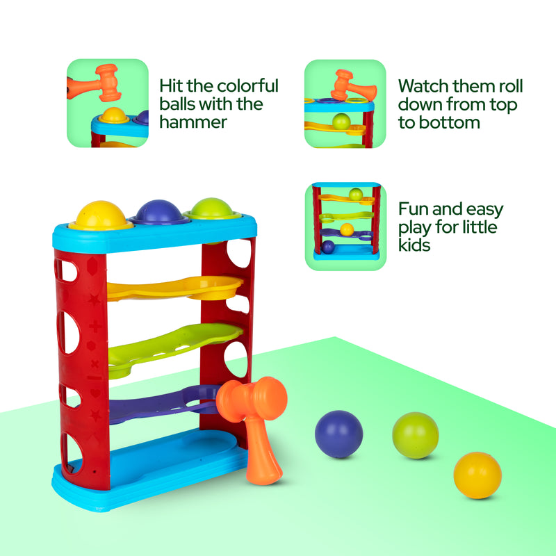 3-Layer Hammer Ball Toy – Fun & Engaging Activity Toy for Kids