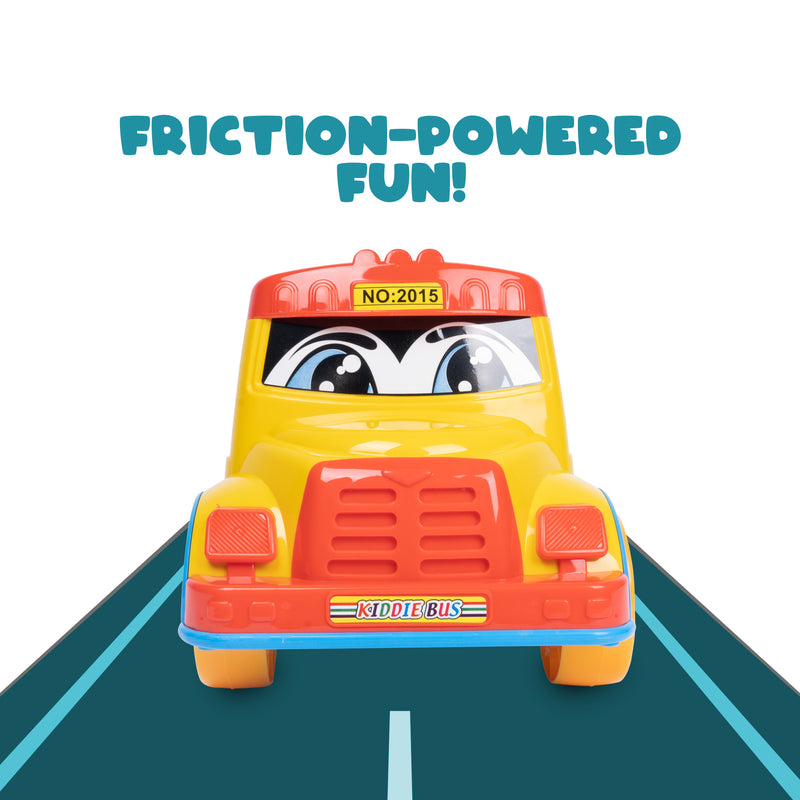 FLYI Kidee Bus - Friction Powered Toy Vehicle for Kids