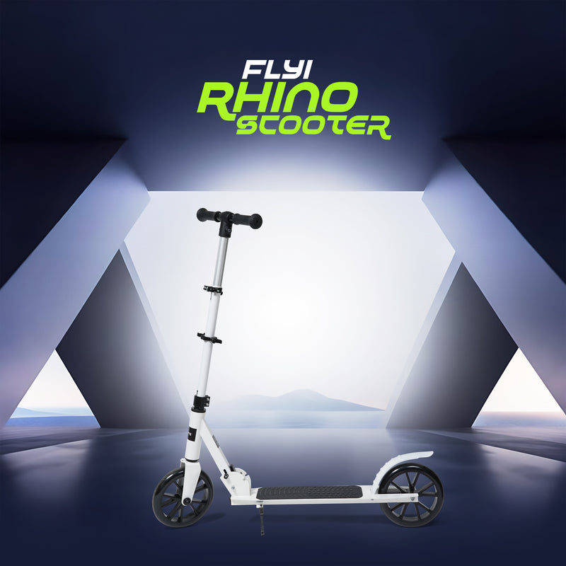 Rhino 2 Wheel Scooter | Foldable | Height Adjustment | Scooter for Kids 5+years