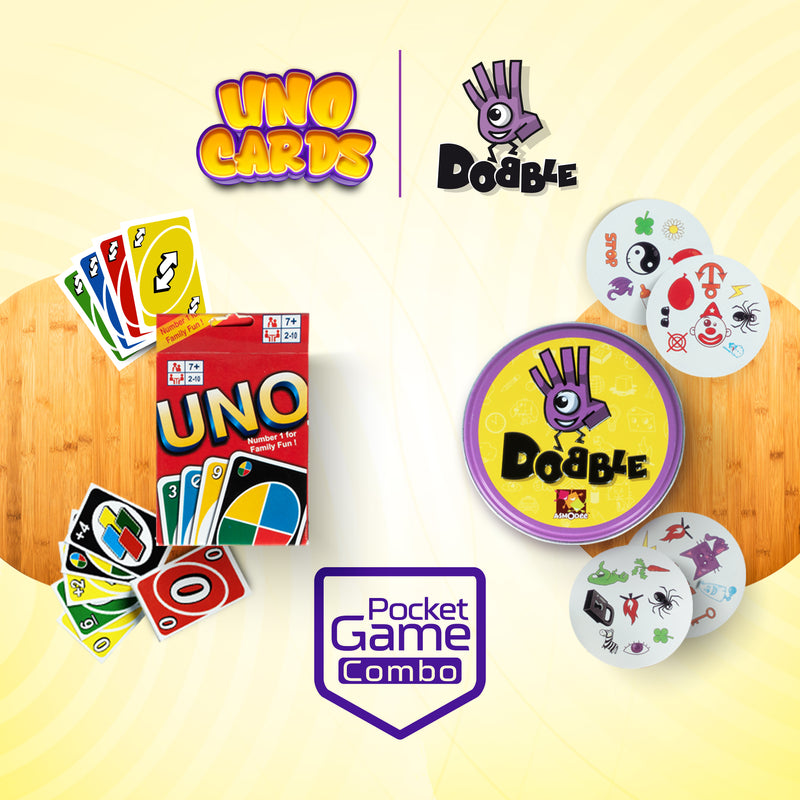 2in1 Combo - UNO & Dobble Card Game