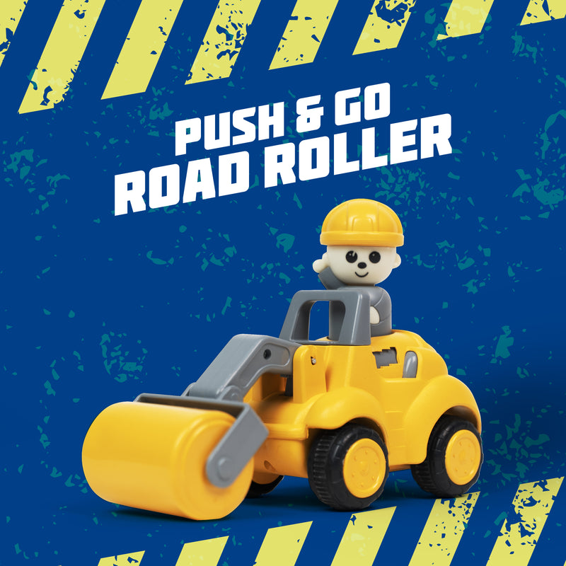 FLYI’s Push N Go Construction Truck Toys – Friction Powered Vehicles for Kids
