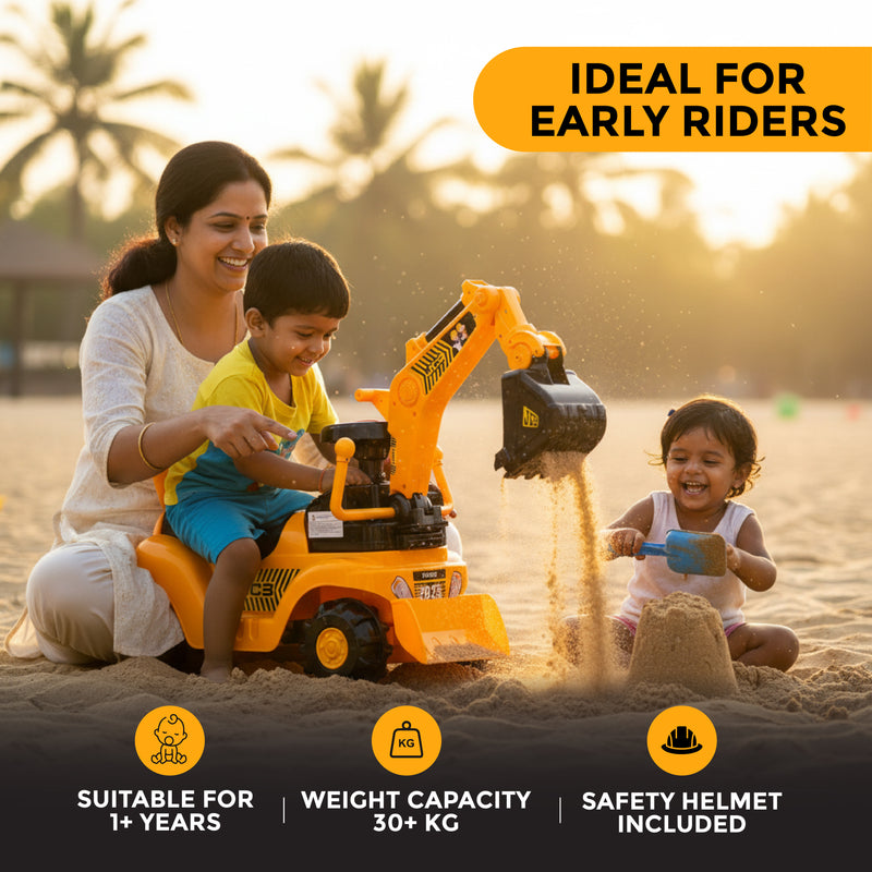 FLYI Construction Vehicle 4K JCB Toy Construction Fun Toy for Kids(3+ Years)