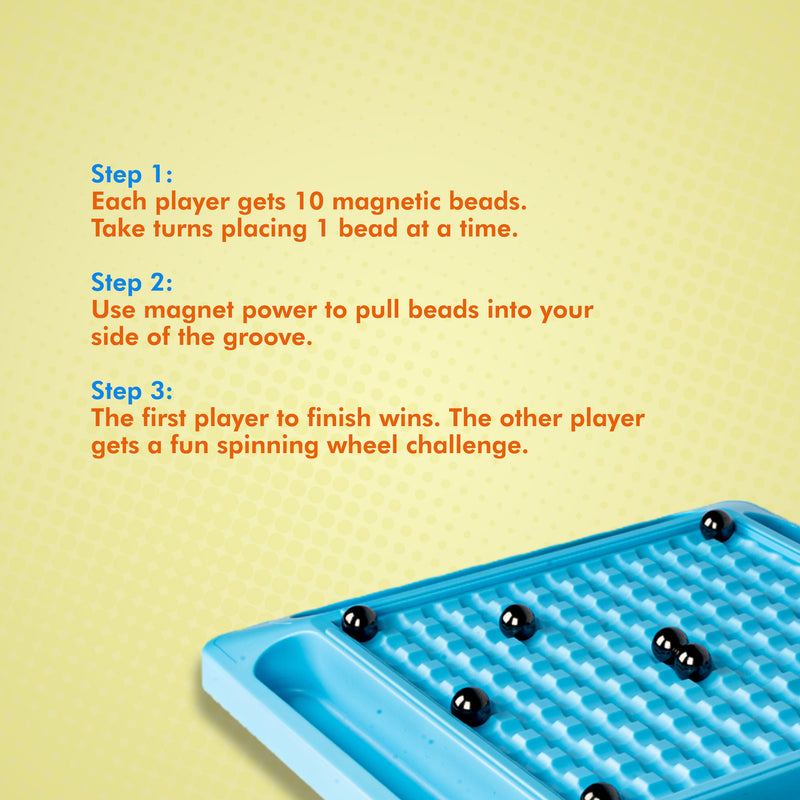 Magnetic Chess Board Game with 20 Magnet Coins – Portable Strategy Game for Kids & Adults