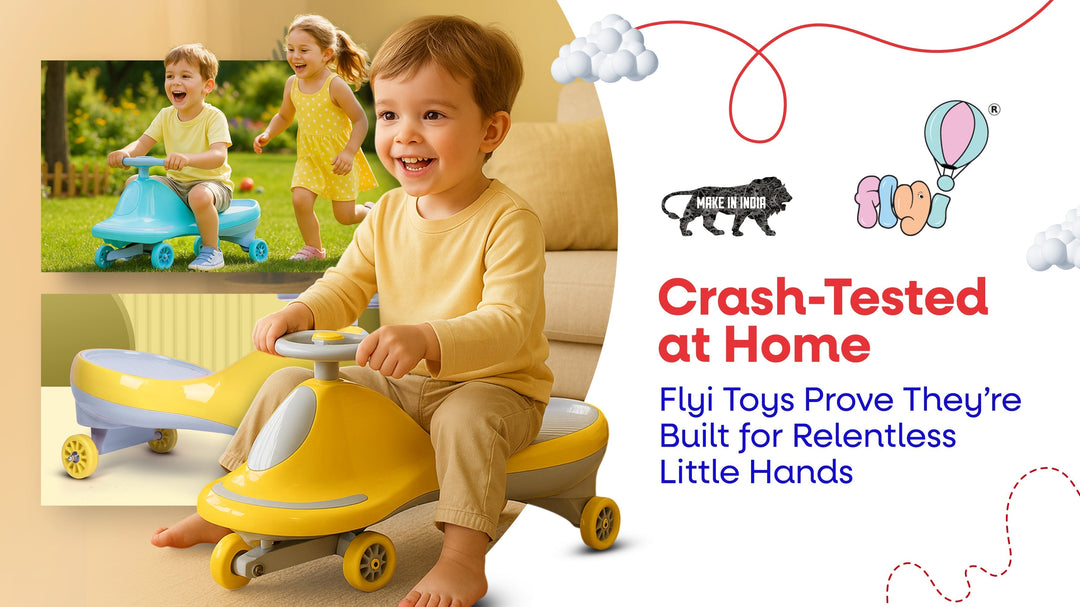 Strong and safe toys for toddlers by Flyi