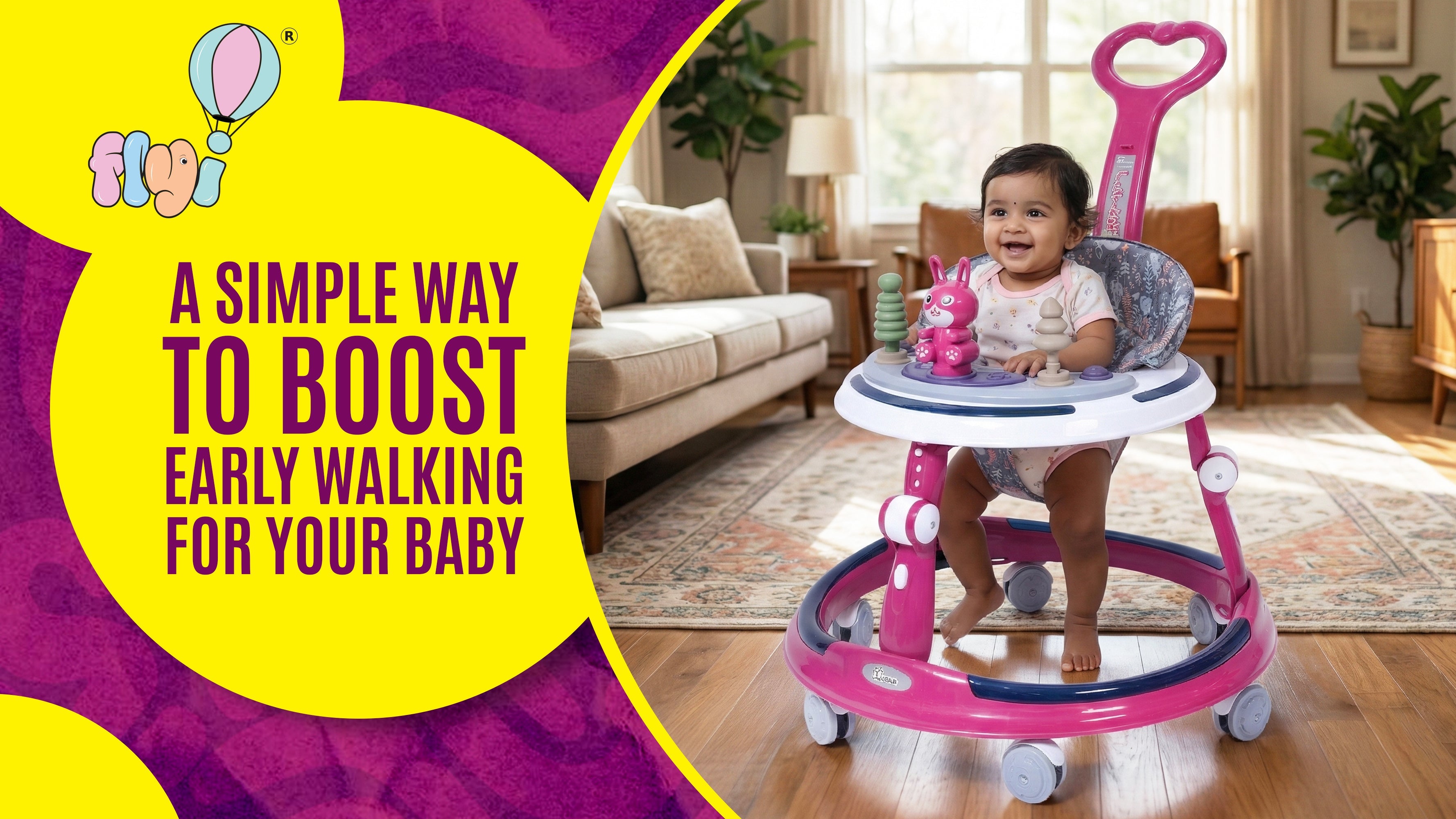 A Simple Guide to Boost Early Walking Tips for Your Baby | FLYI