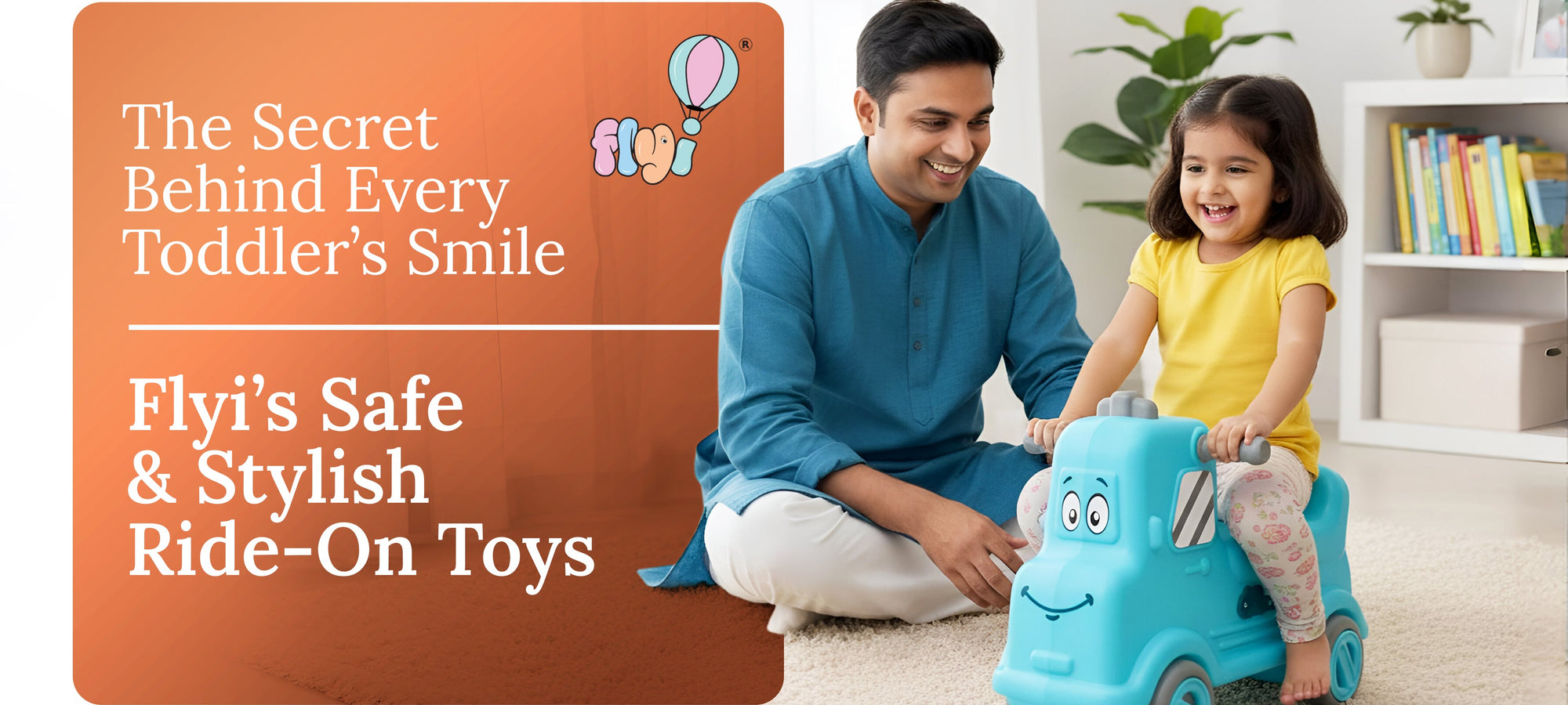 The Secret Behind Every Toddler’s Smile: Flyi’s Safe & Stylish Ride-On Toys