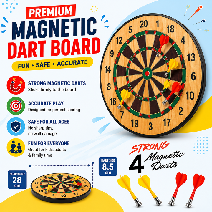 MAGNETIC DART BOARD