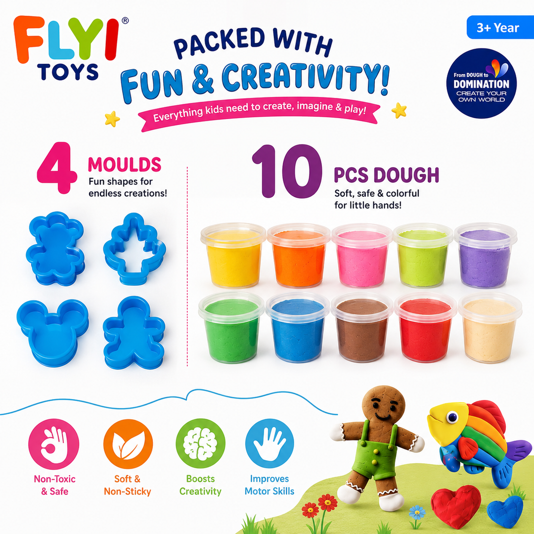 FLYI Dough Set 10pcs