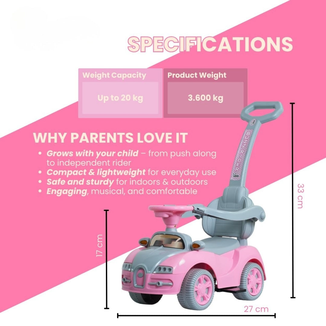 Flyi Buzz Rider Plus Car for Kids
