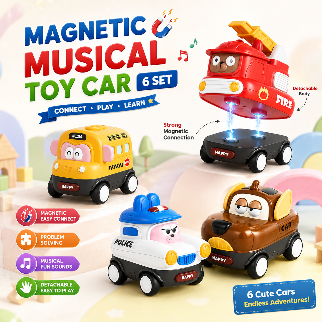 Magnetic Musical Toy Car