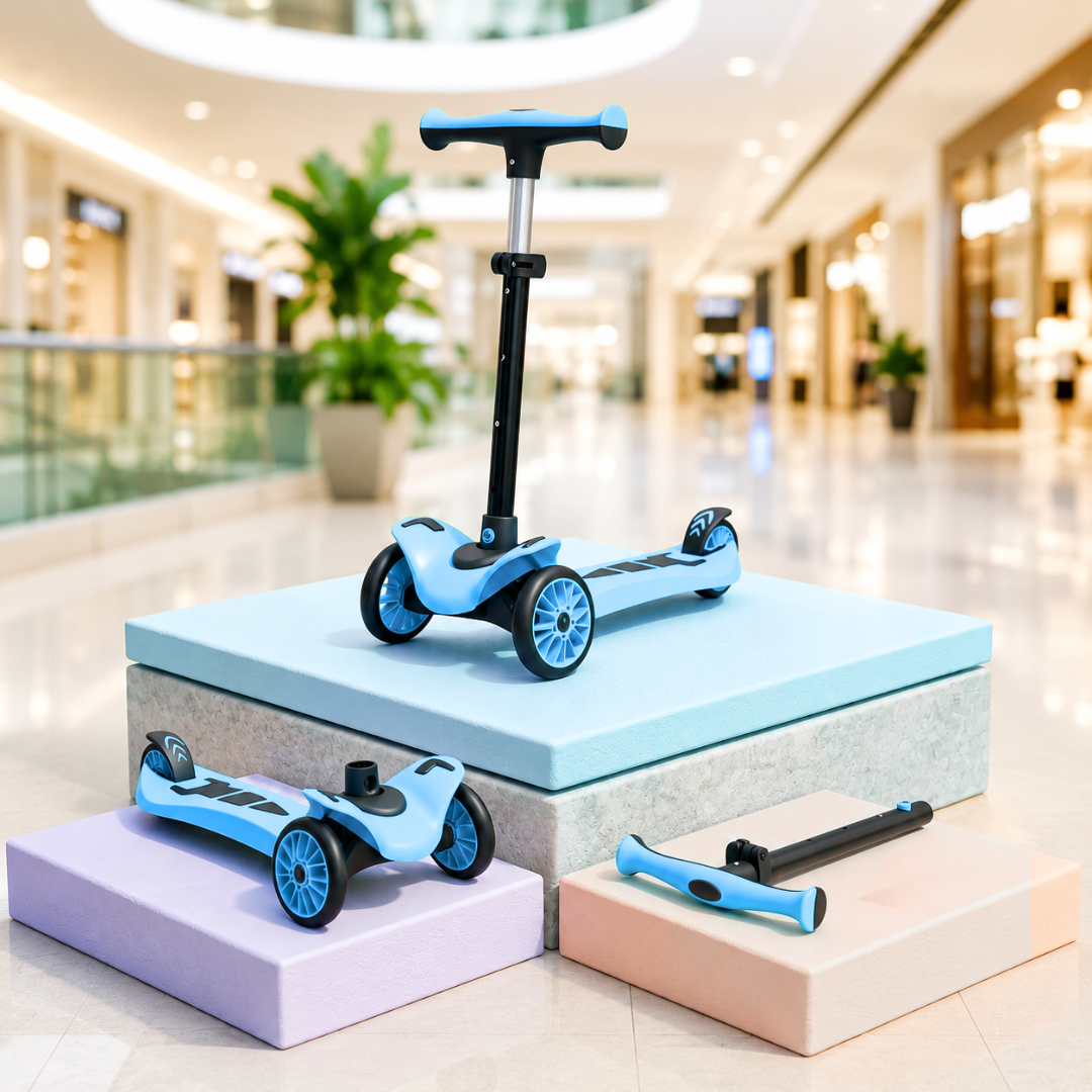 FLYI 3 Wheel Kick Scooter for Kids Balancing Skills (3+ Years)