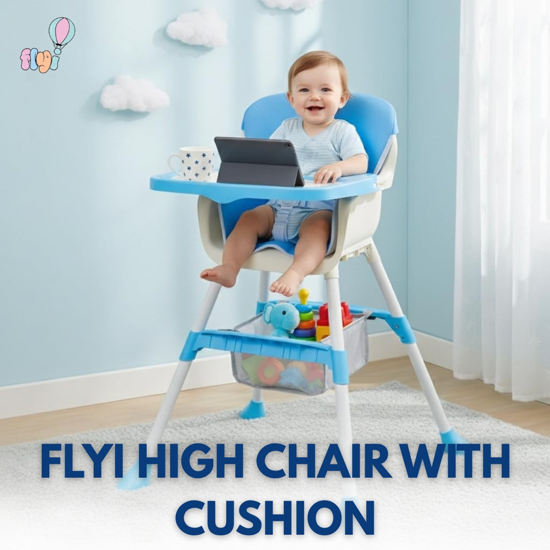 Flyi High Chair with cushion