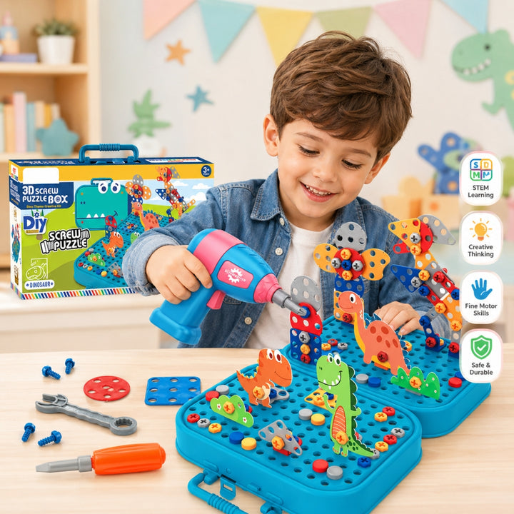 FLYI Electric Drill Screw Puzzle Set
