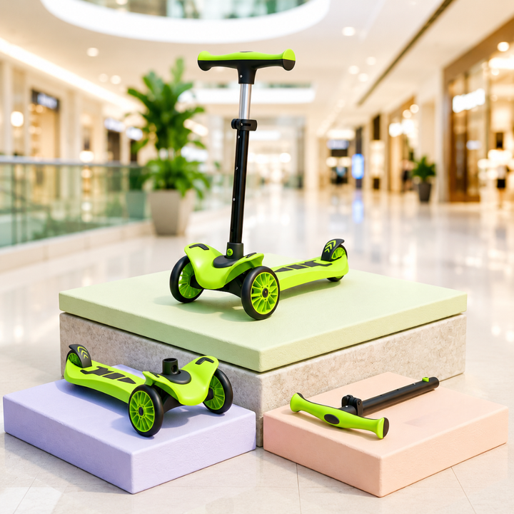 FLYI 3 Wheel Kick Scooter for Kids Balancing Skills (3+ Years)