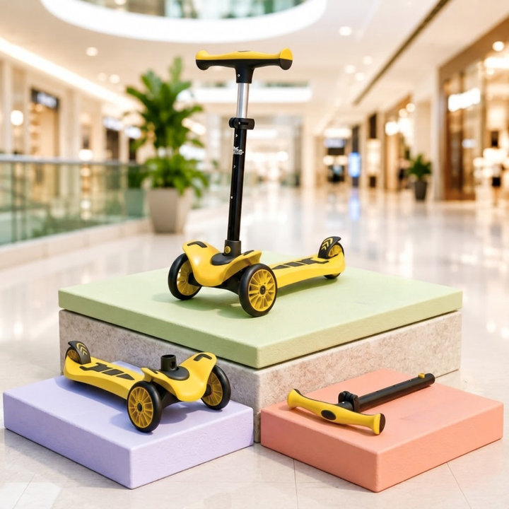 FLYI 3 Wheel Kick Scooter for Kids Balancing Skills (3+ Years)