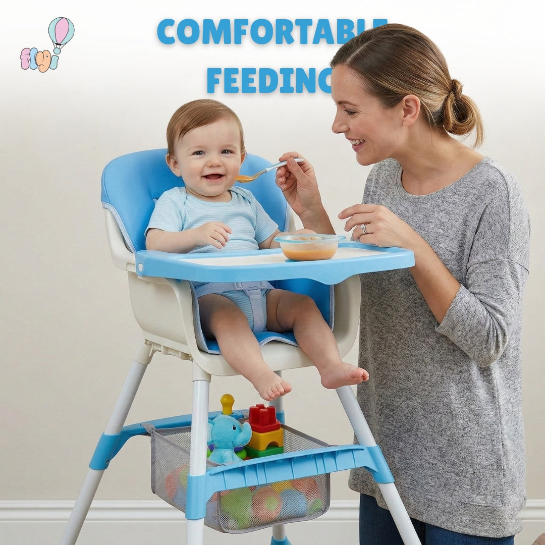 Flyi High Chair with cushion