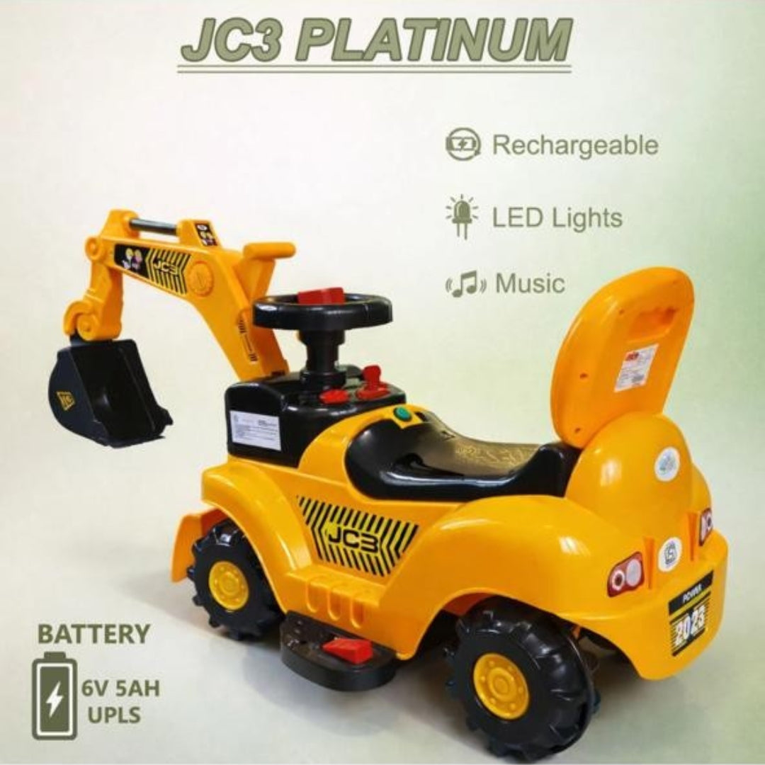 FLYI Mega EV JCB – Ride-On Excavator for Kids