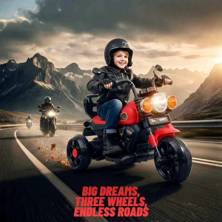 Flyi EV GoldVing Kids Electric Ride-On Bike (RED)