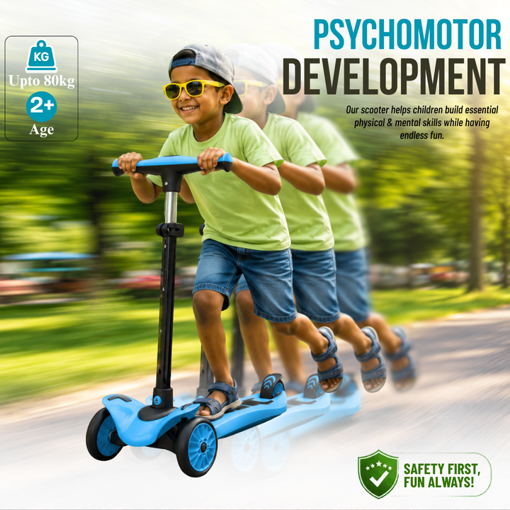 FLYI 3 Wheel Kick Scooter for Kids Balancing Skills (3+ Years)