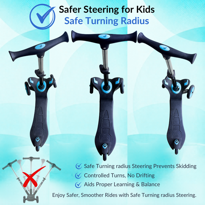 FLYI 3 Wheel Kick Scooter for Kids Balancing Skills (3+ Years)