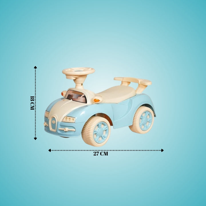 Flyi Buzz Rider for kids with light & music (Non Battery operated Ride On)