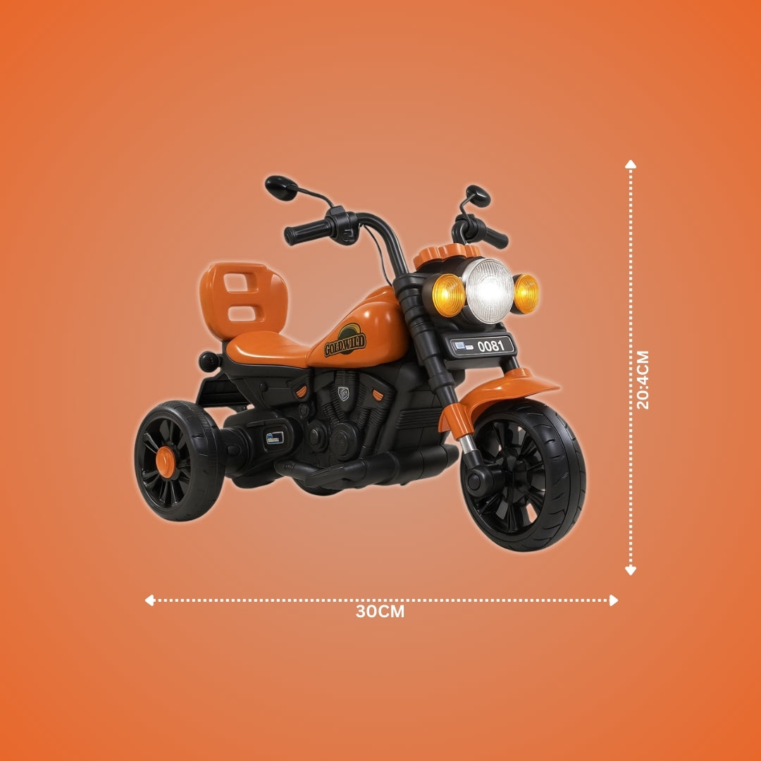 Flyi EV GoldVing Kids Electric Ride-On Bike (BROWN)
