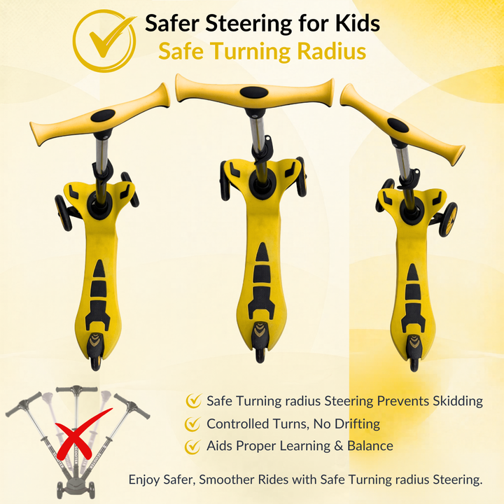 FLYI 3 Wheel Kick Scooter for Kids Balancing Skills (3+ Years)