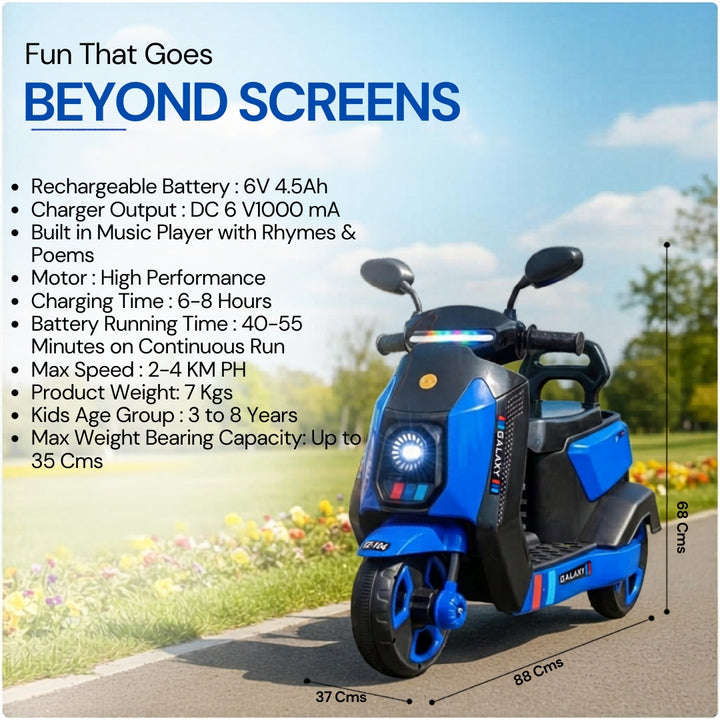 FLYI Galaxy Kids Electric Scooty