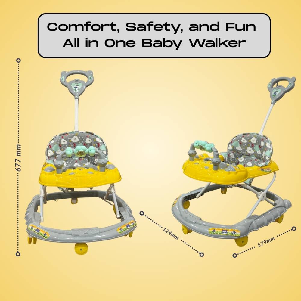 FLYI Baby Walker 111 with Parental Handle