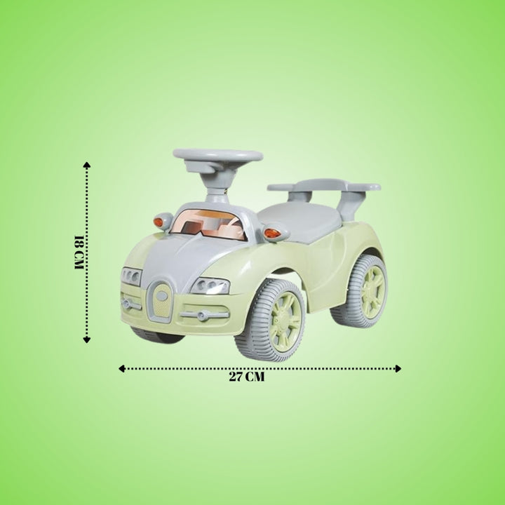 Flyi Buzz Rider for kids with light & music (Non Battery operated Ride On)