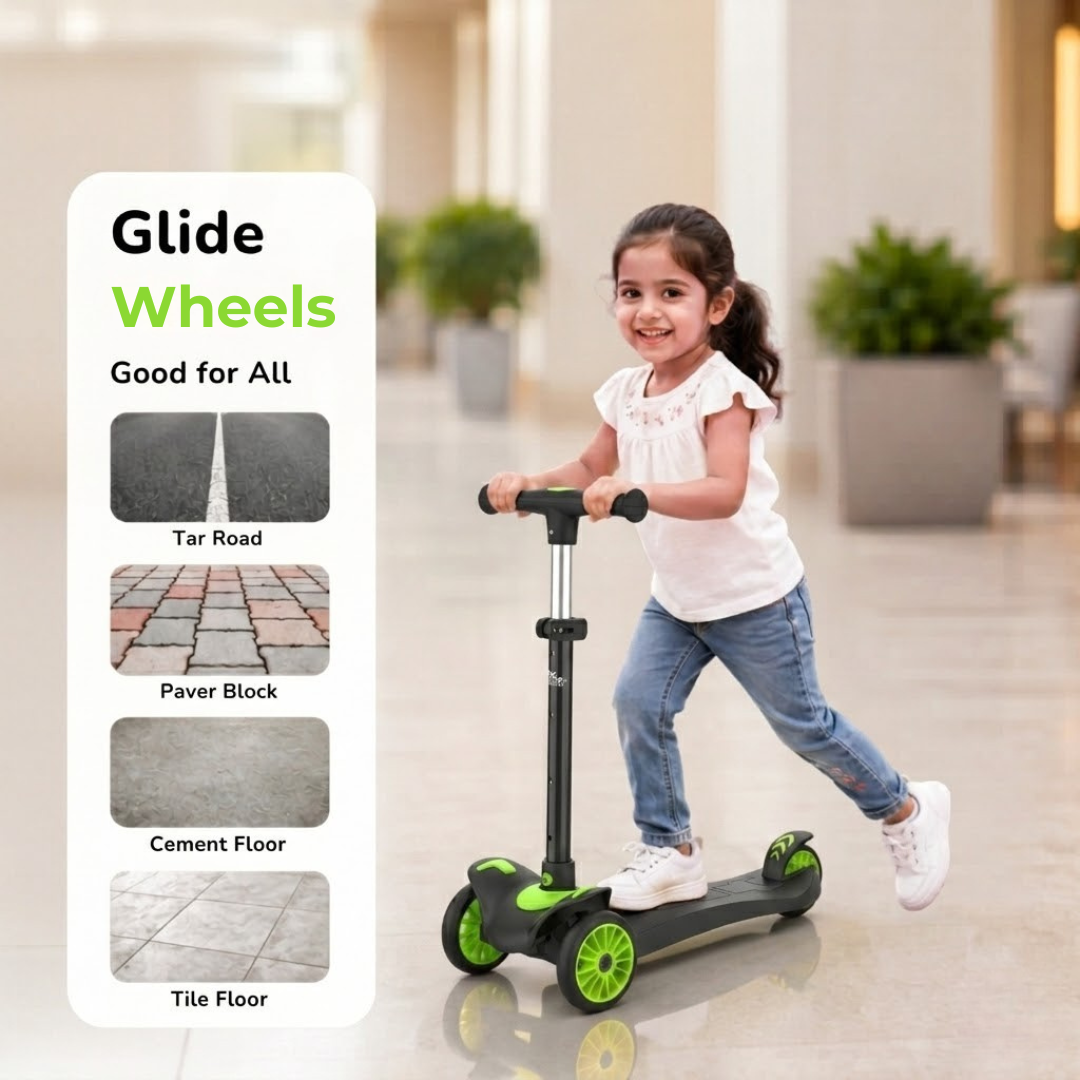 FLYI 3 Wheel Kick Scooter for Kids Balancing Skills (3+ Years)