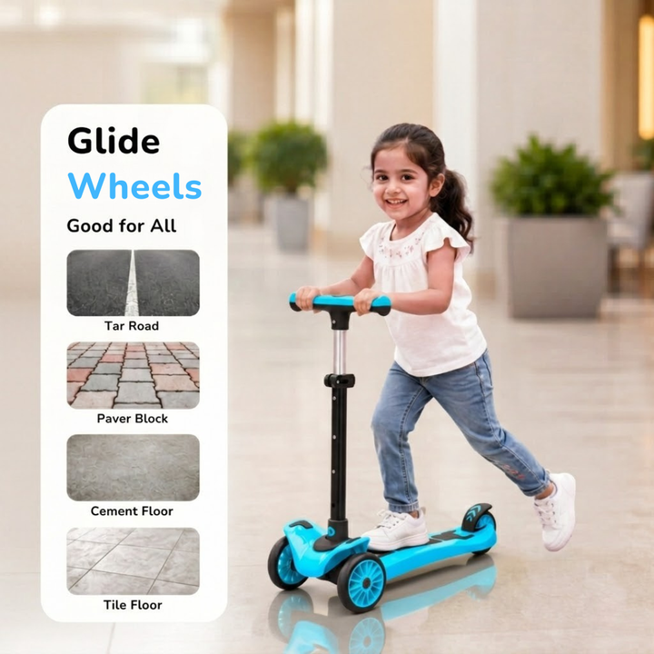 FLYI 3 Wheel Kick Scooter for Kids Balancing Skills (3+ Years)
