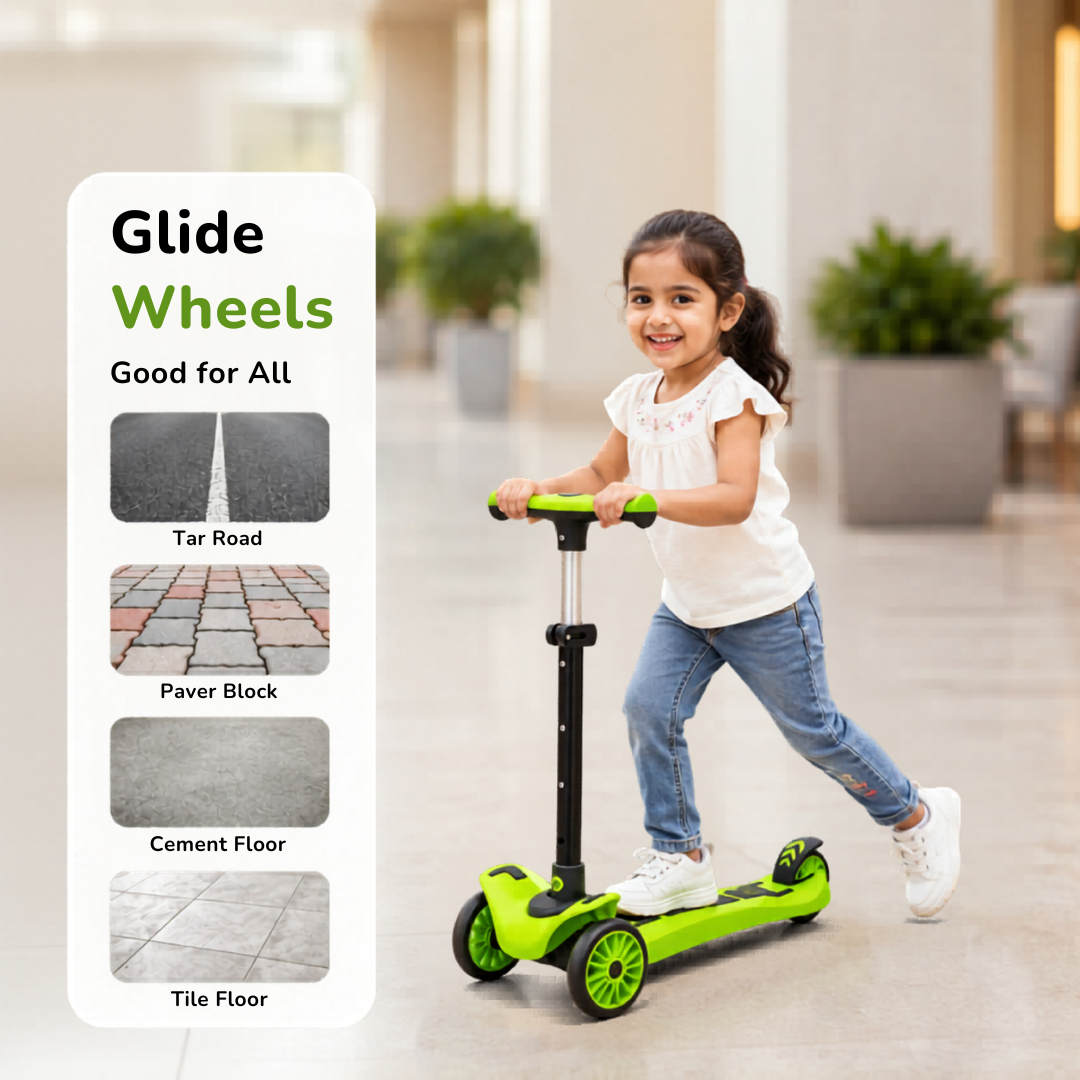 FLYI 3 Wheel Kick Scooter for Kids Balancing Skills (3+ Years)