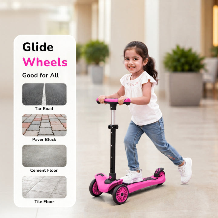 FLYI 3 Wheel Kick Scooter for Kids Balancing Skills (3+ Years)