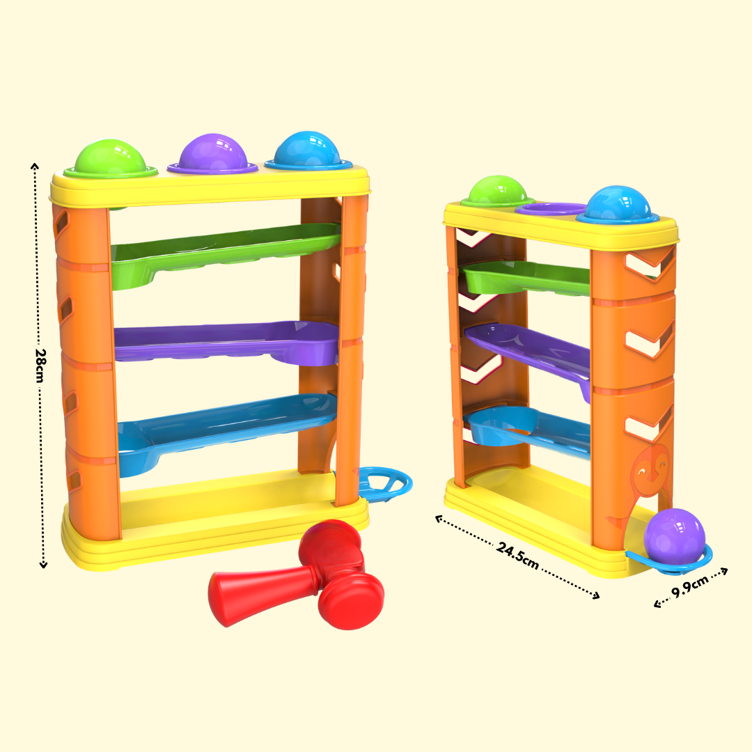 FLYI HAMMER BALL – Tap • Roll • Collect • Repeat Fun!
