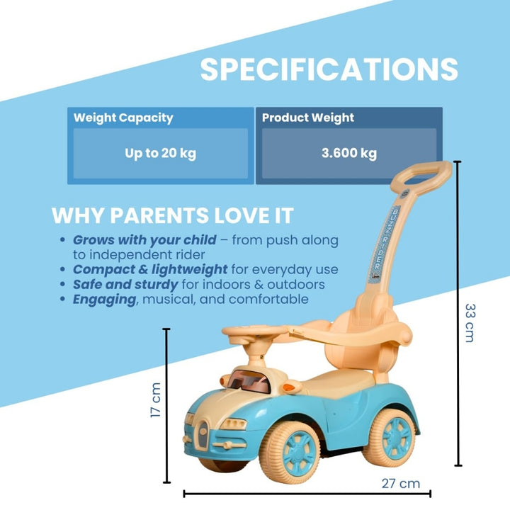Flyi Buzz Rider Plus Car for Kids