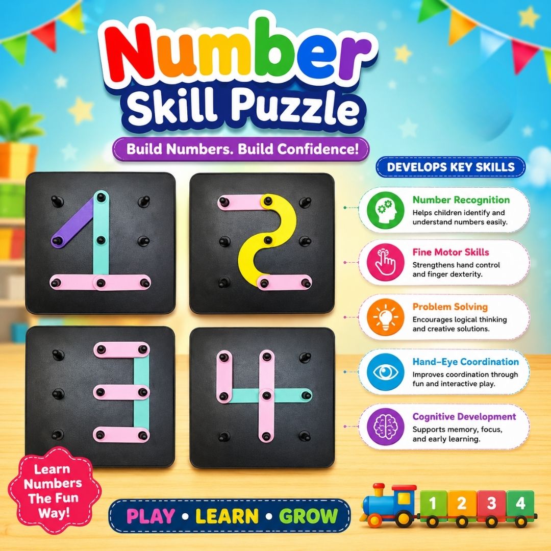 Alpha Numeric & Word Puzzle (3+ Years) | FLYI
