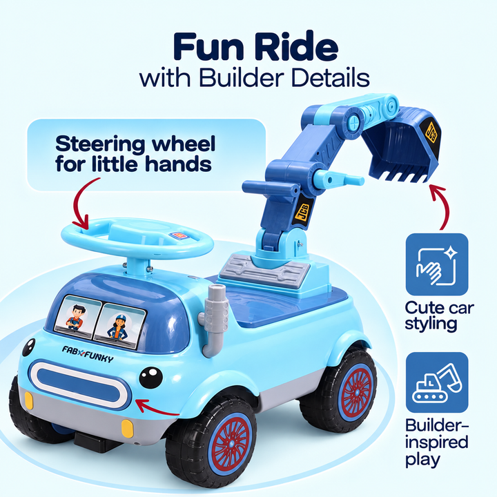 JCB Push Car for Kids | FLYI