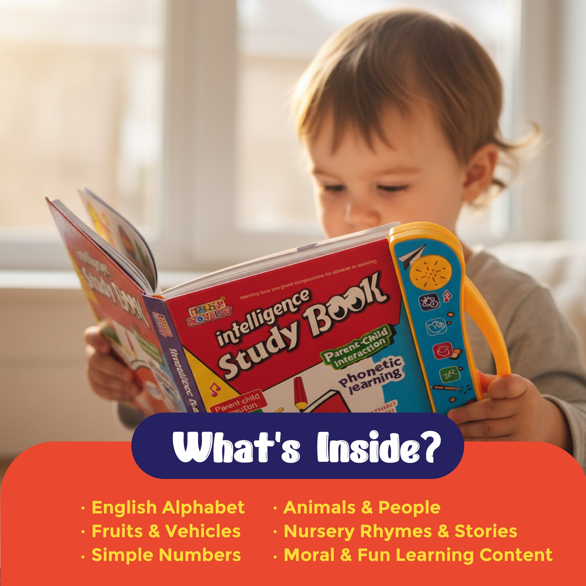 FLYI – Interactive Children Book With Musical Toy (3+ Years)