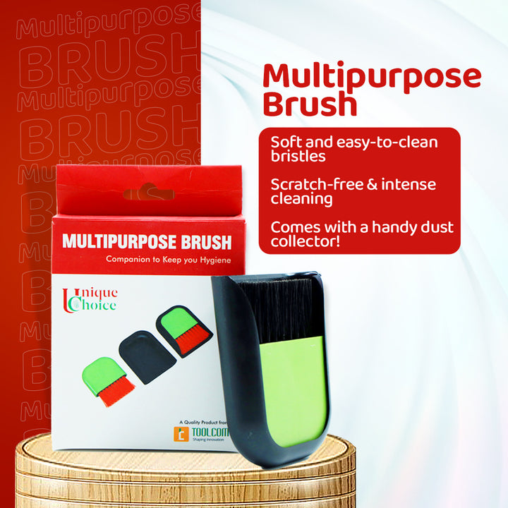 FLYI Multipurpose Brush - Scratch Safe, Compact Design and Versatile Cleaning