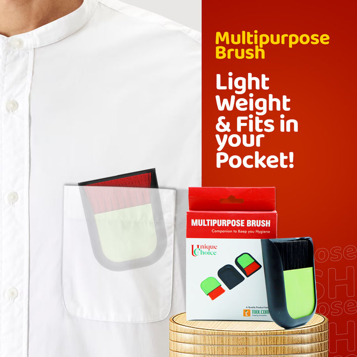 FLYI Multipurpose Brush - Scratch Safe, Compact Design and Versatile Cleaning