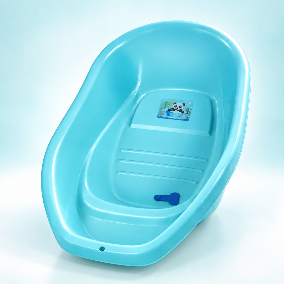 Jumbo Baby Bath Tub with Drain Plug | FLYI
