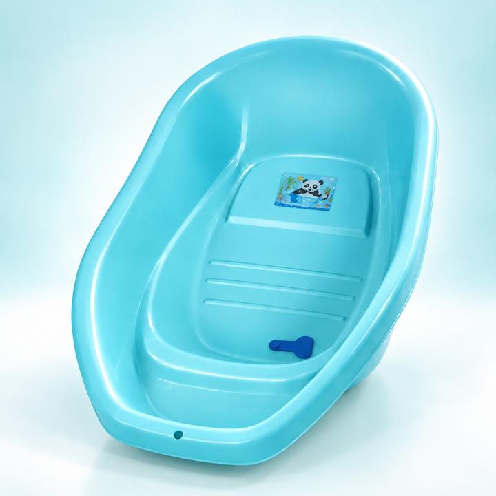 Jumbo Baby Bath Tub with Drain Plug | FLYI
