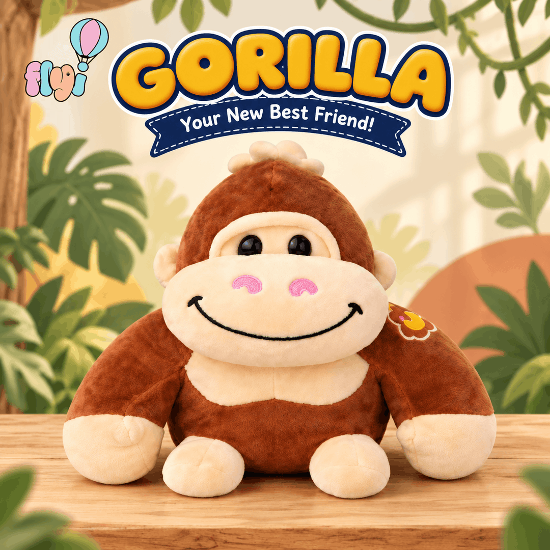 Gorilla Soft Plush Toy for Kids | FLYI