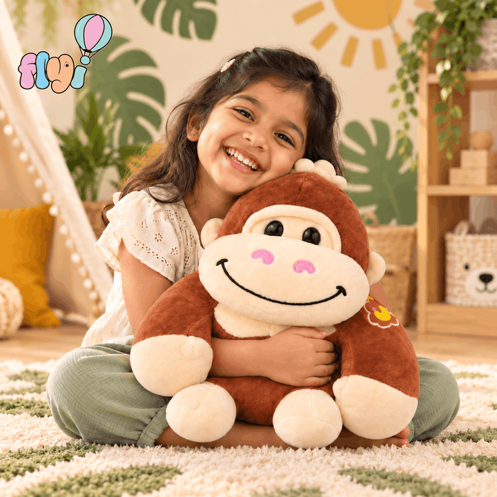 Gorilla Soft Plush Toy for Kids | FLYI