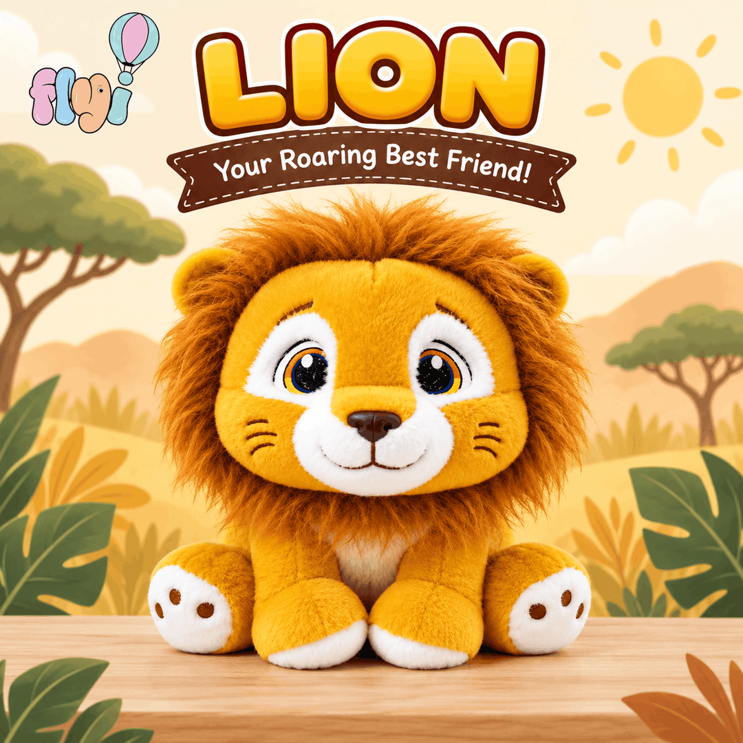Lion Soft Plush Toy for Kids | FLYI