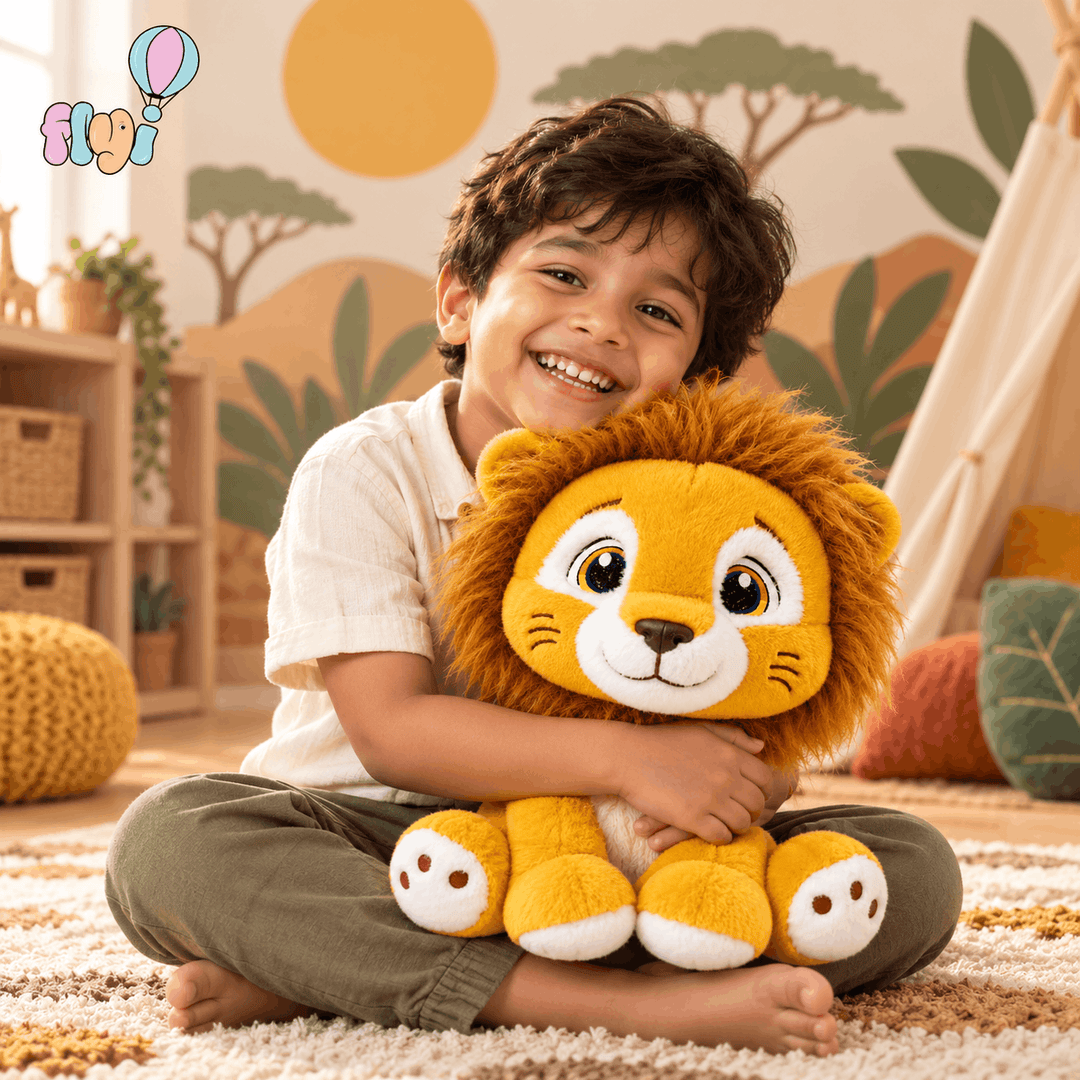 Lion Soft Plush Toy for Kids | FLYI